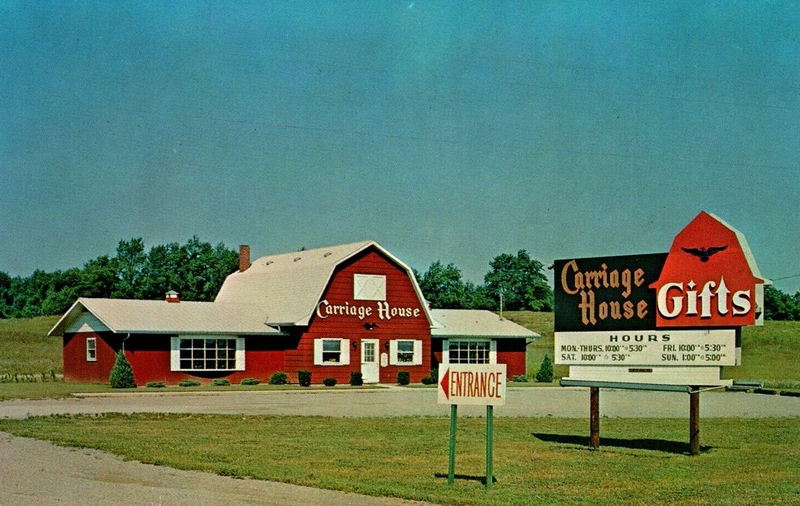 The Carriage House - Vintage Postcard